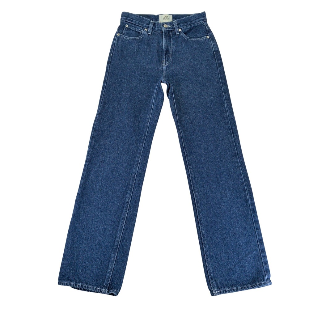 BDG Urban Outfitters Cowboy Jean Dark Wash High Rise Straight Leg Blue‎ Denim 26